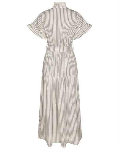 Neo Noir - Nellie Wide Stripe Kjole - Ivory
